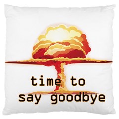 Nuclear Explosion Large Cushion Case (one Side) by Valentinaart