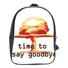 Nuclear Explosion School Bags (xl)  by Valentinaart