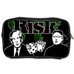 Nuclear Explosion Trump And Kim Jong Toiletries Bags by Valentinaart