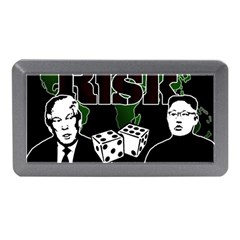 Nuclear Explosion Trump And Kim Jong Memory Card Reader (mini) by Valentinaart