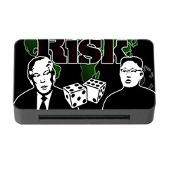 Nuclear Explosion Trump And Kim Jong Memory Card Reader With Cf by Valentinaart