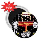 Nuclear Explosion Trump and Kim Jong 2.25  Magnets (10 pack)  Front