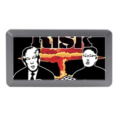 Nuclear Explosion Trump And Kim Jong Memory Card Reader (mini) by Valentinaart