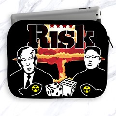 Nuclear Explosion Trump And Kim Jong Apple Ipad 2/3/4 Zipper Cases by Valentinaart