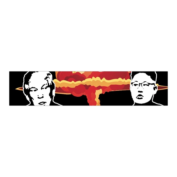 Nuclear Explosion Trump and Kim Jong Velvet Scrunchie