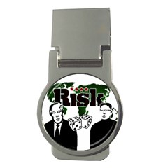 Nuclear Explosion Trump And Kim Jong Money Clips (round)  by Valentinaart