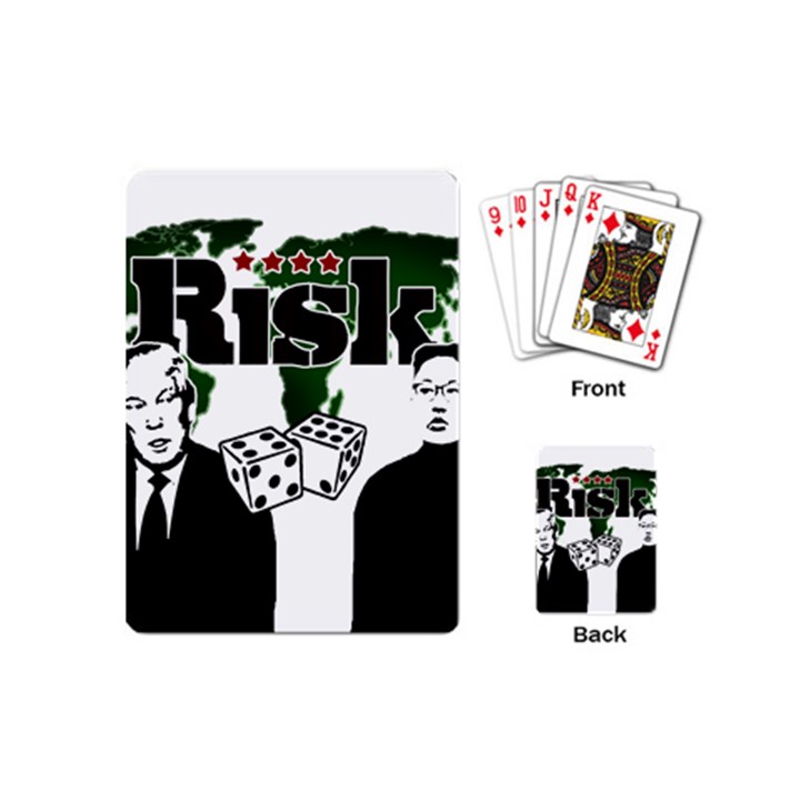 Nuclear Explosion Trump and Kim Jong Playing Cards (Mini) 