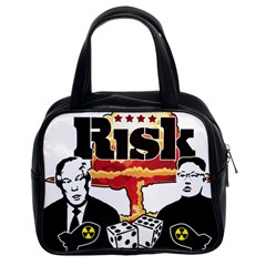 Nuclear Explosion Trump And Kim Jong Classic Handbags (2 Sides)