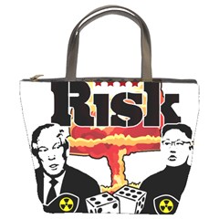 Nuclear Explosion Trump And Kim Jong Bucket Bags