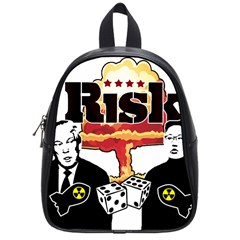 Nuclear Explosion Trump And Kim Jong School Bags (small) 