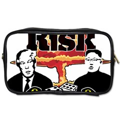 Nuclear Explosion Trump And Kim Jong Toiletries Bags 2-side