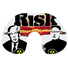 Nuclear Explosion Trump And Kim Jong Travel Neck Pillows