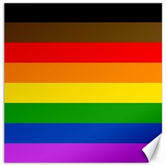 Philadelphia Pride Flag Canvas 20  X 20   by Valentinaart