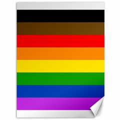 Philadelphia Pride Flag Canvas 36  X 48   by Valentinaart