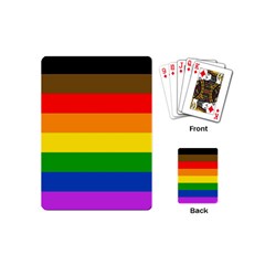 Philadelphia Pride Flag Playing Cards (mini)  by Valentinaart