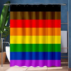 Philadelphia Pride Flag Shower Curtain 60  X 72  (medium)  by Valentinaart