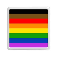 Philadelphia Pride Flag Memory Card Reader (square)  by Valentinaart