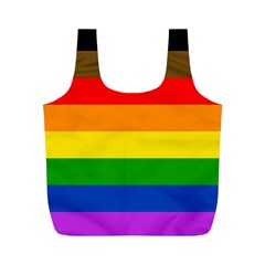 Philadelphia Pride Flag Full Print Recycle Bags (m)  by Valentinaart