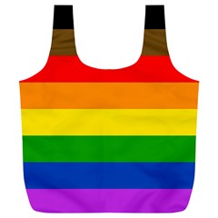 Philadelphia Pride Flag Full Print Recycle Bags (l)  by Valentinaart