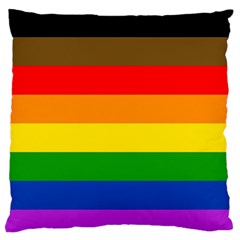 Philadelphia Pride Flag Standard Flano Cushion Case (two Sides) by Valentinaart