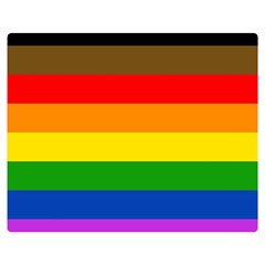 Philadelphia Pride Flag Double Sided Flano Blanket (medium)  by Valentinaart