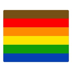 Philadelphia Pride Flag Double Sided Flano Blanket (large)  by Valentinaart