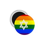 GAY PRIDE Israel Flag 1.75  Magnets Front