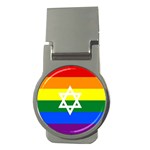 GAY PRIDE Israel Flag Money Clips (Round)  Front