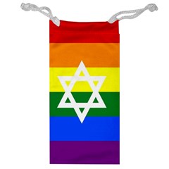 Gay Pride Israel Flag Jewelry Bag by Valentinaart