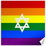 GAY PRIDE Israel Flag Canvas 20  x 20   19 x19.27  Canvas - 1