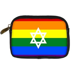 Gay Pride Israel Flag Digital Camera Cases by Valentinaart