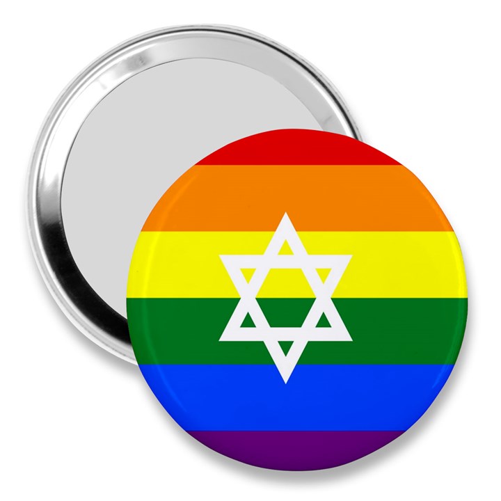 GAY PRIDE Israel Flag 3  Handbag Mirrors