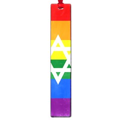 Gay Pride Israel Flag Large Book Marks by Valentinaart