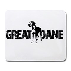 Great Dane Large Mousepads by Valentinaart