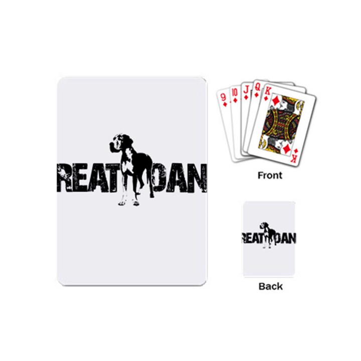 Great Dane Playing Cards (Mini) 