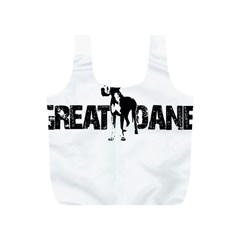 Great Dane Full Print Recycle Bags (s)  by Valentinaart