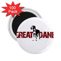 Great Dane 2 25  Magnets (100 Pack)  by Valentinaart