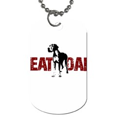 Great Dane Dog Tag (one Side) by Valentinaart