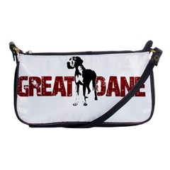 Great Dane Shoulder Clutch Bags by Valentinaart