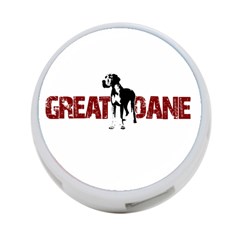 Great Dane 4-port Usb Hub (one Side) by Valentinaart