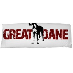 Great Dane Body Pillow Case (dakimakura) by Valentinaart