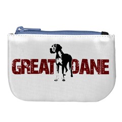 Great Dane Large Coin Purse by Valentinaart