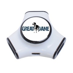 Great Dane 3-port Usb Hub by Valentinaart