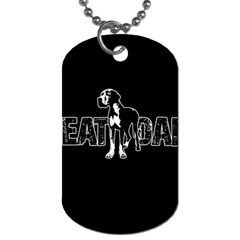 Great Dane Dog Tag (one Side) by Valentinaart