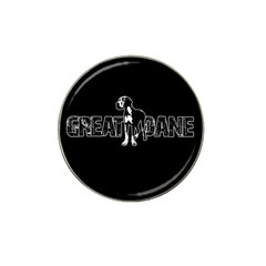 Great Dane Hat Clip Ball Marker (4 Pack) by Valentinaart