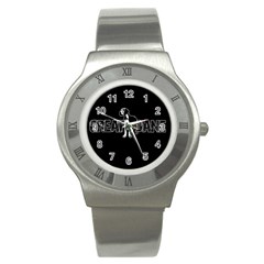 Great Dane Stainless Steel Watch by Valentinaart