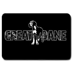 Great Dane Large Doormat  by Valentinaart