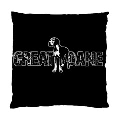 Great Dane Standard Cushion Case (two Sides) by Valentinaart