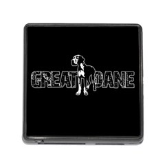 Great Dane Memory Card Reader (square) by Valentinaart