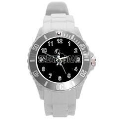 Great Dane Round Plastic Sport Watch (l) by Valentinaart